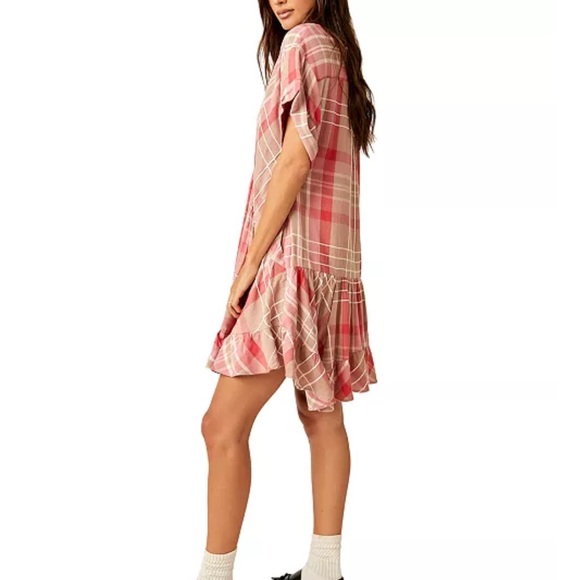 Free People Agnes Plaid Mini in‎ Ballet Combo - Picture 3 of 15